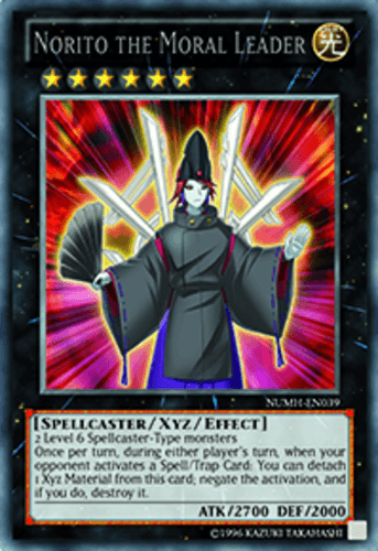 Norito the Moral Leader - NUMH-EN039 Secret Rare 1st Edition
