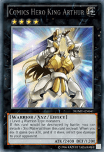 Comics Hero King Arthur - NUMH-EN041 Secret Rare 1st Edition