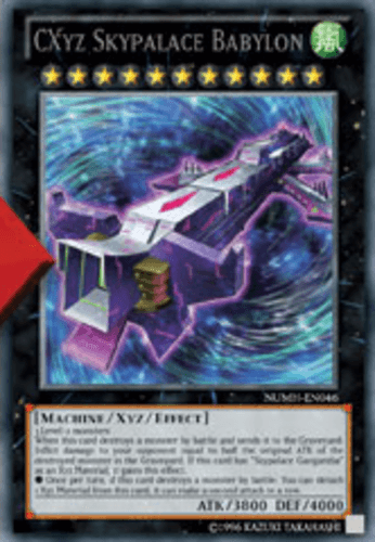 CXyz Skypalace Babylon - NUMH-EN046 Secret Rare 1st Edition