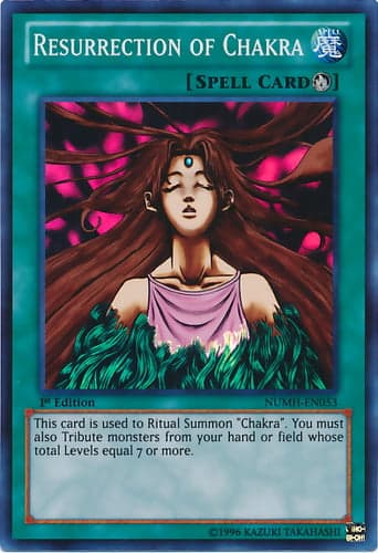 Resurrection of Chakra - NUMH-EN053 Super Rare Unlimited