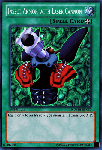 Insect Armor with Laser Cannon - NUMH-EN057 Super Rare 1st Edition
