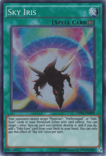 Sky Iris - OP03-EN009 Super Rare Unlimited