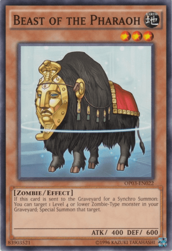 Beast of the Pharaoh - OP03-EN022 Common Unlimited