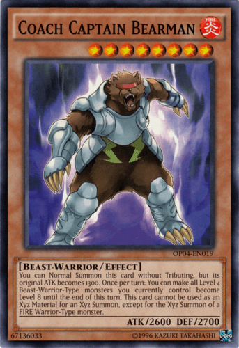 Coach Captain Bearman - OP04-EN019 Common Unlimited