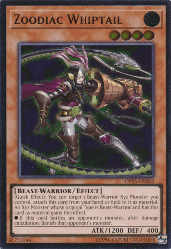Zoodiac Whiptail - OP05-EN002 Ultimate Rare Unlimited