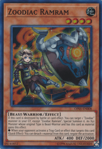 Zoodiac Ramram - OP05-EN008 Super Rare Unlimited