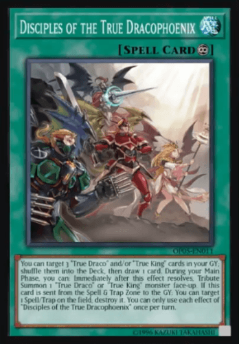 Disciples of the True Dracophoenix - OP05-EN011 Super Rare Unlimited