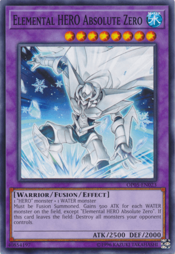 Elemental HERO Absolute Zero - OP05-EN023 Common Unlimited