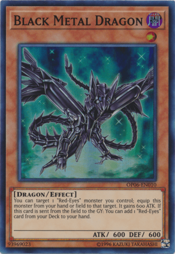 Black Metal Dragon - OP06-EN010 Super Rare Unlimited