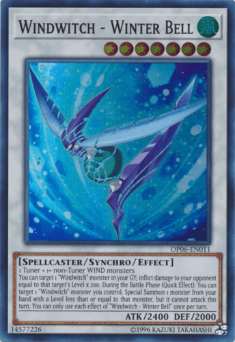 Windwitch - Winter Bell - OP06-EN011 Super Rare Unlimited