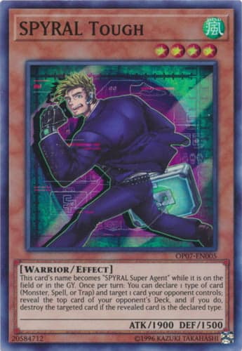 SPYRAL Tough - OP07-EN005 Super Rare Unlimited