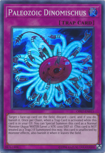 Paleozoic Dinomischus - OP07-EN011 Super Rare Unlimited