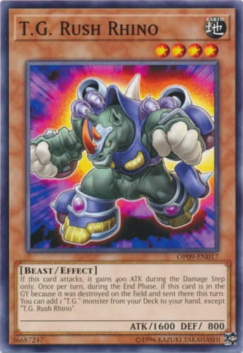 T.G. Rush Rhino - OP09-EN017 Common Unlimited