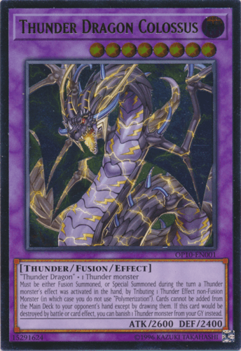Thunder Dragon Colossus - OP10-EN001 Ultimate Rare Unlimited