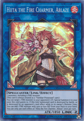 Hiita the Fire Charmer, Ablaze - OP10-EN010 Super Rare Unlimited