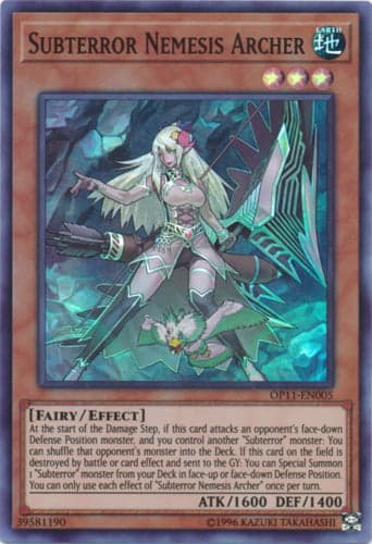 Subterror Nemesis Archer - OP11-EN005 Super Rare Unlimited