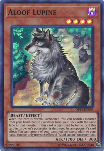 Aloof Lupine - OP11-EN009 Super Rare Unlimited