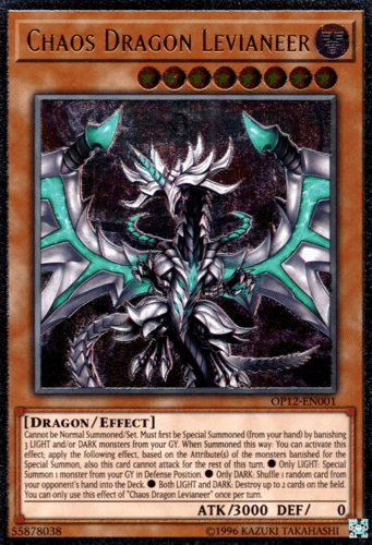 Chaos Dragon Levianeer - OP12-EN001 Ultimate Rare Unlimited