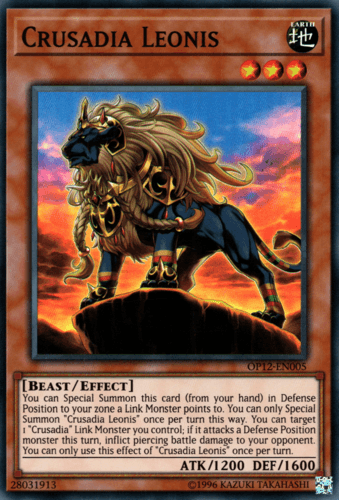 Crusadia Leonis - OP12-EN005 Super Rare Unlimited