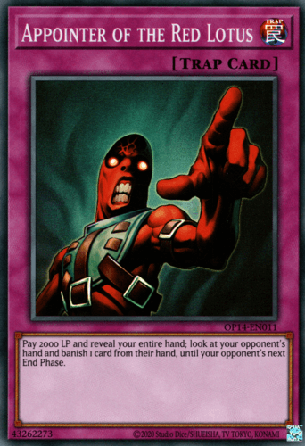 Appointer of the Red Lotus - OP14-EN011 Super Rare Unlimited