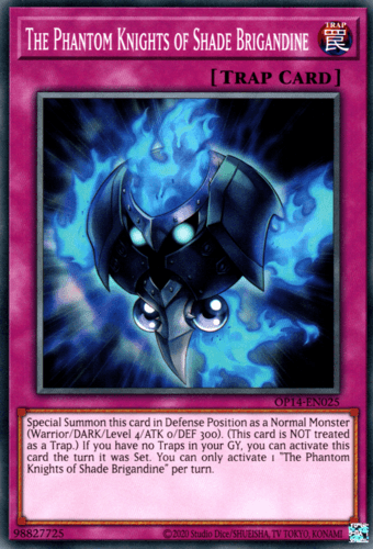 The Phantom Knights of Shade Brigandine - OP14-EN025 Common Unlimited