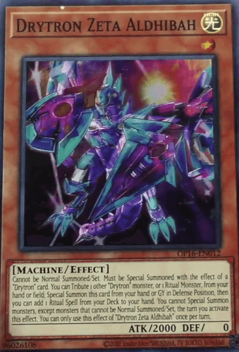 Drytron Zeta Aldhibah - OP16-EN012 Super Rare Unlimited