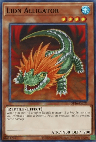 Lion Alligator - OP16-EN022 Common Unlimited