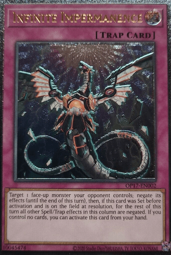 Infinite Impermanence - OP17-EN002 Ultimate Rare Unlimited