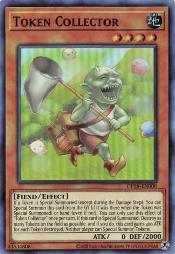 Token Collector - OP18-EN008 Super Rare Unlimited