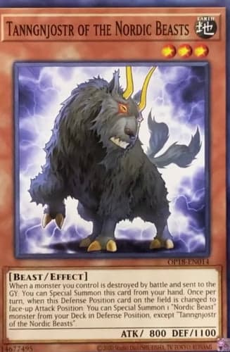 Tanngnjostr of the Nordic Beasts - OP18-EN014 Common Unlimited