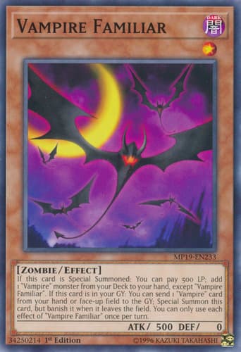 Vampire Familiar - OP18-EN018 Common Unlimited
