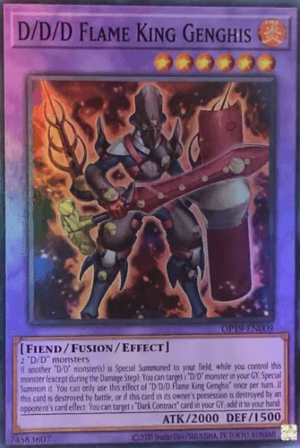 D/D/D Flame King Genghis - OP19-EN009 Super Rare Unlimited