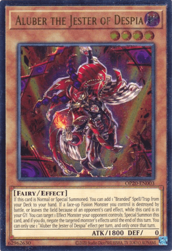 Aluber the Jester of Despia - OP20-EN003 Ultimate Rare Unlimited