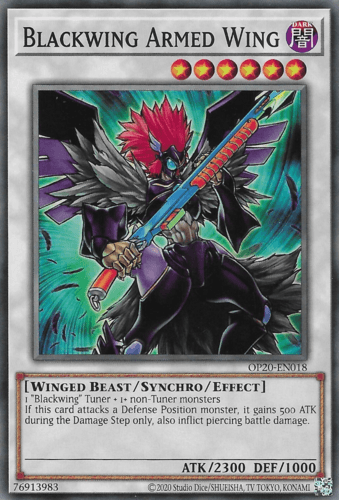 Blackwing Armed Wing - OP20-EN018 Common Unlimited