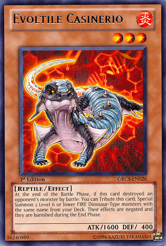 Evoltile Casinerio - ORCS-EN026 Rare 1st Edition
