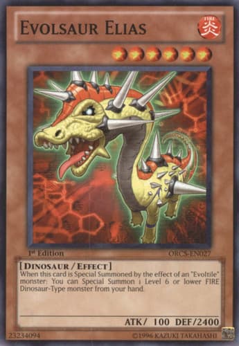 Evolsaur Elias - ORCS-EN027 Common 1st Edition