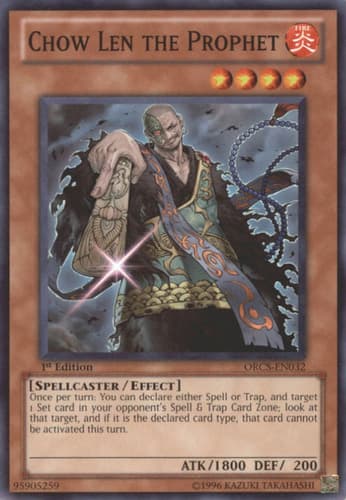 Chow Len the Prophet - ORCS-EN032 Common 1st Edition
