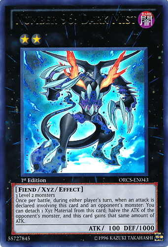 Number 96: Dark Mist - ORCS-EN043 Ultimate Rare 1st Edition