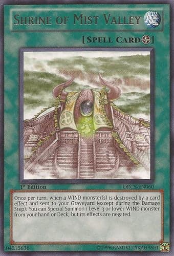 Shrine of Mist Valley - ORCS-EN060 Rare Unlimited