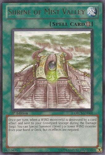 Shrine of Mist Valley - ORCS-EN060 Rare 1st Edition