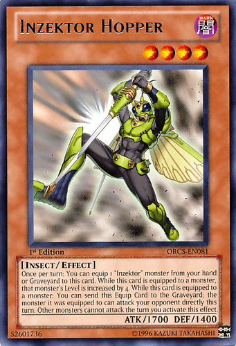Inzektor Hopper - ORCS-EN081 Rare 1st Edition