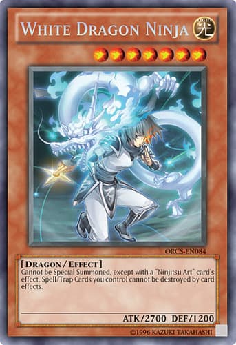 White Dragon Ninja - ORCS-EN084 Secret Rare Unlimited