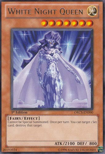 White Night Queen - ORCS-EN090 Rare 1st Edition