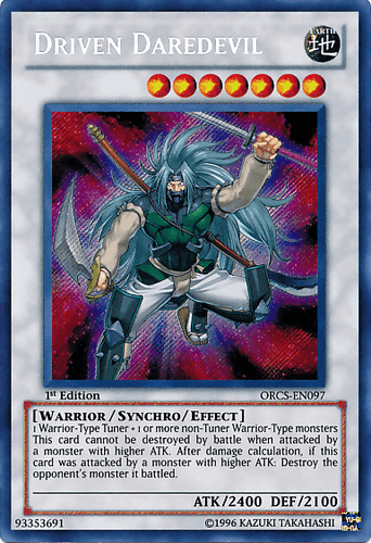 Driven Daredevil - ORCS-EN097 Secret Rare 1st Edition