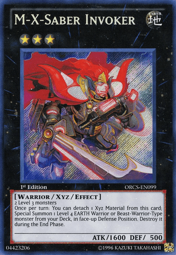 M-X-Saber Invoker - ORCS-EN099 Secret Rare 1st Edition