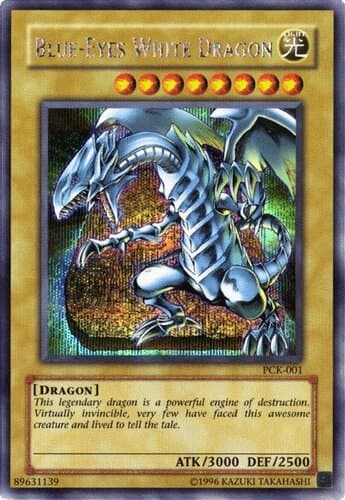 Blue-Eyes White Dragon - PCK-001 Secret Rare Unlimited
