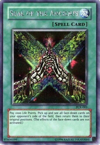 Seal of the Ancients - PCK-003 Secret Rare Unlimited