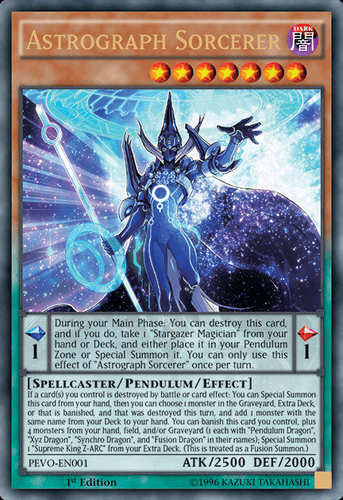 Astrograph Sorcerer - PEVO-EN001 Ultra Rare 1st Edition