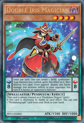 Double Iris Magician - PEVO-EN003 Ultra Rare 1st Edition