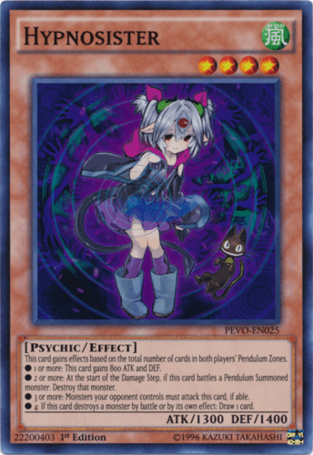 Hypnosister - PEVO-EN025 Super Rare 1st Edition